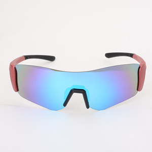 Men's Shield Sports Sunglasses Mirror Lenses 100% UV Protection Cycling Outdoor Use,SS1495 - Product Image 2