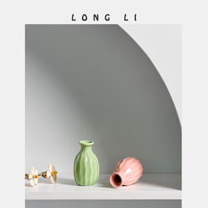 Pot de fleurs en céramique pour plantes succulentes, style jardin domestique, vente en gros, finition émaillée, trou de drainage, écologique - Product Image 5