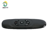 Télécommande universelle RF 2,4 G DOTY C120 pour Android Box, clavier Air Mouse avec indicateur LED, en plastique, pour Smart TV