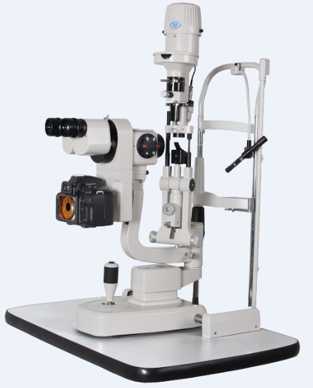 SLM-3ER 5 aumentos Digital lámpara de hendidura microscopio precio no incluye la cámara y Mesa