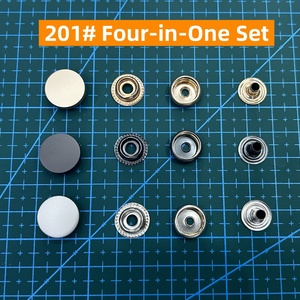 201 # Snap Nút Hợp kim kẽm flatback trang trí phụ kiện tùy chỉnh nút logo thương hiệu khắc Kim Loại Snap Nút cho quần áo - Product Image 2