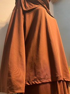 R-473 Desain Baru EID Muslim Setelan 2 Potong Atasan Rok Wanita Gaun Fashion Hijab Modis Etnik Islami Elegan Panjang Lantai XXL - Product Image 6