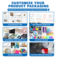 Boîtes cadeaux uniques en papier carton pliantes Boîte à pignon personnalisée en gros avec poignée Emballage personnalisé pour collations produits alimentaires