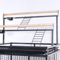 Jaula de Lujo XL para Loros, Venta al por Mayor de Fábrica, Jaula de Cría Extra Grande, Jaula de Alambre de Acero de Bajo Contenido de Carbono para Pájaros, con Agua
