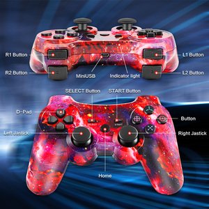 Gamepad cho PS3 PC điều khiển hỗ trợ không dây Gamepad cho trạm chơi 3 <span class=keywords><strong>PS4</strong></span> phím điều khiển từ xa xử lý trò chơi giao diện điều khiển - Product Image 5