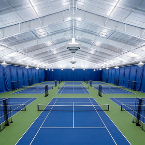 Centre de tennis intérieur durable en acier structurel, cadre robuste, résistant aux intempéries, performances fiables, installation facile - Product Image 1