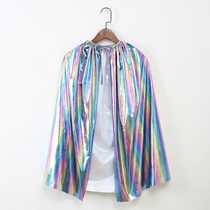 Disfraz de Princesa para Niñas, Capa de Tul con Cordones, Estampado de Estrellas y Luna Doradas, para Carnaval y Cosplay - Product Image 3