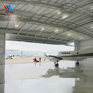 Faible coût Polynésie Française en acier vêtements industriels hangar d'hélicoptère de dépôt en acier structure hangar agricole - Product Image 6