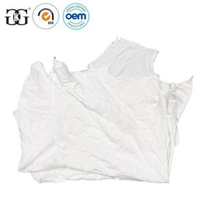 استخدام بحري 10 بالات ممسحة قطنية قميص أبيض مستعمل ملابس محبوكة قماشية - Product Image 6