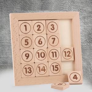Fabricants Vente en Gros Numéros en <span class=keywords><strong>Bois</strong></span> Huarong Road Puzzle Game Jouets Éducatifs Pour Adultes Et Enfants - Product Image 2