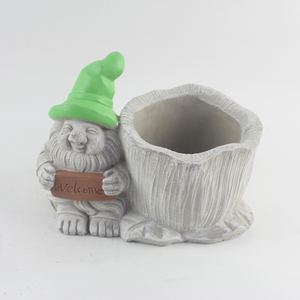 Moldes de cemento decorativos hechos a mano para maceta de cemento Sprite anticongelante de invierno moderno para uso en suelo o colgante - Product Image 2