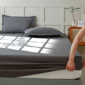 Fundas de cama impermeables ajustables de color sólido, colchas y fundas protectoras de colchón para exportación - Product Image 4