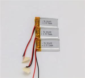 Плоские квадратные миниатюрные литий-полимерные ионные аккумуляторные батареи 602030 300 мАч 3,7 в для гарнитуры с kc - Product Image 4