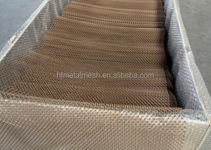 Écrans en maille métallique tissée avec service de pliage pour la décoration intérieure et les cloisons dans les espaces commerciaux - Product Image 4