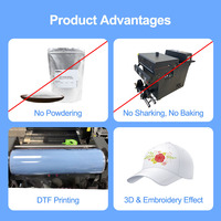 1000ML Textile T Shirt Impression Transfert À Froid 3D Broderie Texture Uv DTF Encre pour Epson Xp600 I3200 I1600 Imprimante