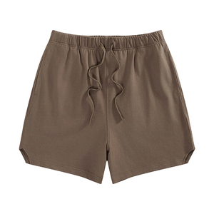Pantalones Cortos Deportivos de Verano para Hombre, 100% Algodón de Alta Calidad, Logotipo Personalizado, Venta al por Mayor, Ajuste Holgado, Color Liso, con Cordón - Product Image 6