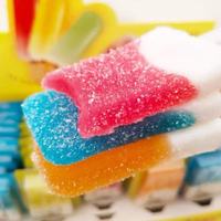 Nouvelles friandises en emballage individuel, bonbons fruités, sucettes gélifiées en forme de crème glacée, multicolores, 23