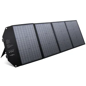 Powkey 100W Fabriek Groothandel Hot-Selling Solar Oplaadbord Voor Buiten En Draagbaar Zonne-Energie Opladen Voor Mobiele Energiecentrales