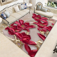 Magnifique tapis imprimé fleur, tapis papillon moderne pour salon chambre à coucher, offre spéciale