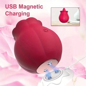 Leistungsstarker Schwing-Zungen-Vibrator für Frauen, Rose-Toy, Oraler Nippel- und Klitoris-Stimulator, Massagegerät, Erotik-Artikel, Sexspielzeug für Frauen - Product Image 4
