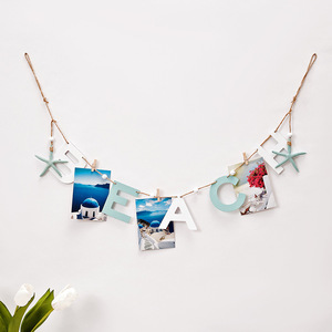 ของตกแต่งผนังสไตล์เมดิเตอร์เรเนียนพร้อมตัวอักษรและเชือกป่านไม้เอ็มดีเอฟสำหรับตกแต่งห้องเด็ก - Product Image 3