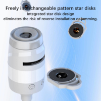Proyector LED USB Recargable de Cielo Estrellado y Aurora, con Lentes Intercambiables, Colorido, para Dormitorio Infantil y Hogar