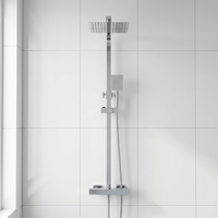 Robinet de douche mural moderne et simple à deux fonctions HuSheng, personnalisable, pour salle de bain et hôtel – Nouvelle collection en promotion