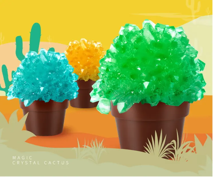 Grosir Warna-warni DIY Pohon Ajaib Kristal Tumbuh Kit Ilmu Mainan Pendidikan