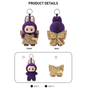 Chính thức legit Pop Mart Những Con Quái Vật labubu phát âm cánh của tài sản đồ chơi sang trọng móc khóa động vật Keyring quyến rũ túi xách mặt dây chuyền - Product Image 6