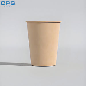 Vasos de Papel Biodegradables Personalizados de Fábrica, Vasos de Papel para Café con Revestimiento de PLA de 8oz y 12oz, Vasos de Papel Desechables - Product Image 2