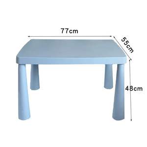 <strong>Children's</strong> Safety Modern Table Chair Set for Kindergarten Home Use Plastic Study Writing <strong>Desk</strong> with Simple Design - Product Image 4