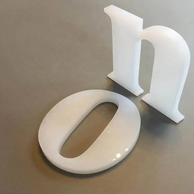 Acrylic chữ dẫn đăng ký tùy chỉnh ngoài trời 3D chữ laser cắt Acrylic thư