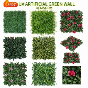 <span class=keywords><strong>Siepe</strong></span> Artificiale Laurel Leves per Giardino Verticale, Resistente ai Raggi UV, Decorazione Murale Verde Assemblata per Recinzioni - Product Image 3