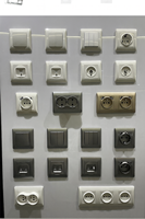 Prise murale tactile PC 220V Europe de haute qualité, nouveau design 16A pour maisons et hôtels, version bipolaire également disponible