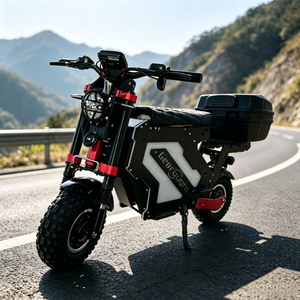Scooter électrique Molo 5 72V 10000W avec batterie amovible 50AH, démarrage par carte NFC, roues tout-terrain de 14 pouces, pour adultes, livraison rapide depuis les États-Unis - Product Image 1