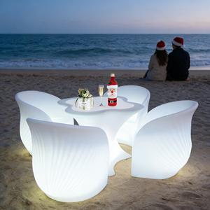 LED <strong>Bar</strong> Furniture Set Outdoor Waterproof Luminous <strong>Table</strong> <strong>and</strong> <strong>Chair</strong> Party Decoration Atmosphere <strong>Table</strong> <strong>and</strong> <strong>Chair</strong> - Product Image 6