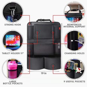 Car <b>Seat</b> Back <b>Storage</b> Carrier Bag Hanging Interior Accessories Bag - Product Image 4