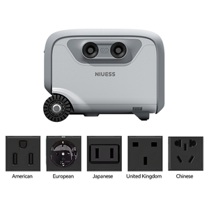 เครื่องกำเนิดไฟฟ้าพลังงานแสงอาทิตย์ 700W 1000W 1200W 2400W 5000W สำหรับใช้งานกลางแจ้ง แบตเตอรี่แบบพกพา Lifepo4 สถานีไฟฟ้าพกพา - Product Image 1