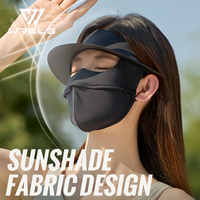 Masque facial de protection UV WRELS en soie glacée avec logo personnalisé et sangle d'oreille réglable pour sports de plein air – Vente en gros