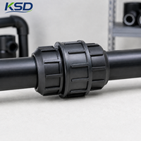 Unión Modular de Polietileno de Alta Densidad (HDPE) para Conexión Rápida, Aprobada por ISO CE, PN16 SDR11, para Mantenimiento