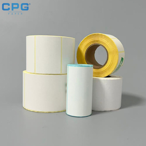 Premium Quality 4x4 3x5 Inch Oil-proof Thermal Label Paper Bakery Store Product Labeling Fresh Food Price Tag <b>Sticker</b> - Product Image 1