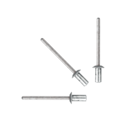 Rivets décoratifs pour bateau à installation rapide, en alliage d'aluminium et acier inoxydable, finition unie pour substrats multiples