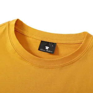 T-shirt unisexe surdimensionné, 100% coton, manches courtes, respirant et écologique, grande taille, logo personnalisé, nouvelle arrivée - Product Image 4