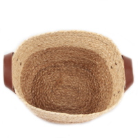 Panier à jacinthe d'eau panier de personnalisation paille fait à la main jouets durables paniers de rangement rangement et organisation à domicile