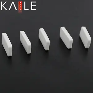 Juego de dominó blanco puro, 30x15x5mm, tamaño pequeño de fábrica de mini melamina, también se puede personalizar