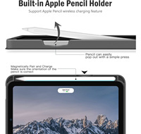 Casing Tablet Folio Multifungsi Kulit PU Kustom Pabrik untuk iPad Pro 11/12.9 Air