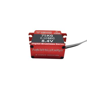 Servomoteur numérique sans balais en acier DMOND DBR75SG 75kg 0.10sec 8.4V pour voiture RC, avion RC, <span class=keywords><strong>Nitro</strong></span>, Low Rider, Crawler, Buggy - Product Image 5
