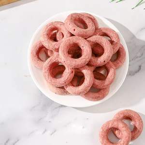 Friandises lyophilisées en gros pour chats et chiens : Donuts lyophilisés pour animaux de compagnie, saveurs poulet, fruits et légumes - Product Image 2