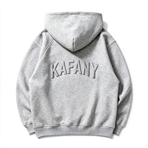 Felpa con Cappuccio Corta da Uomo Personalizzata 100% Cotone French Terry Nero Sbiadito Oversize Lavaggio Acido <span class=keywords><strong>Schizzi</strong></span> <span class=keywords><strong>di</strong></span> Vernice Ricamata Tinta Unita - Product Image 3