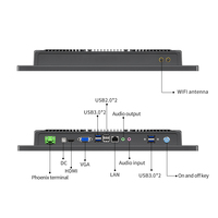 L'alliage d'aluminium industriel IP65 imperméabilisent l'ordinateur de panneau PC léger d'écran tactile avec le panneau PC industriel